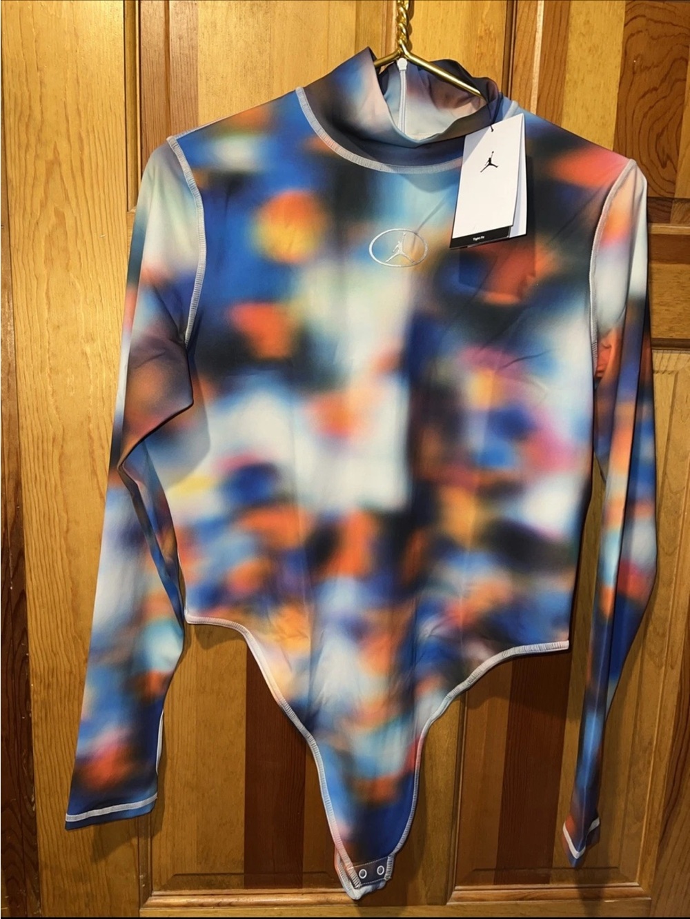Women's Jordan Flight Mountainside Printed Long-Sleeve Bodysuit XL HV3334-043